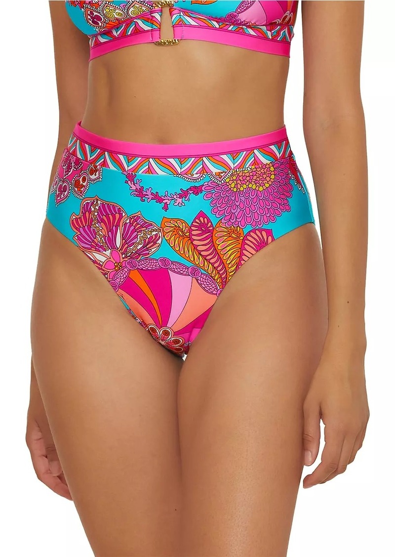 Trina Turk Meilani High-Waisted Bikini Bottom