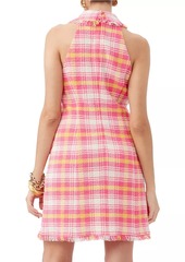 Trina Turk Mirabella Plaid Tweed Minidress