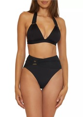 Trina Turk Monaco High Waist Bikini Bottom