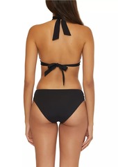 Trina Turk Monaco Ring Halter Bikini Top