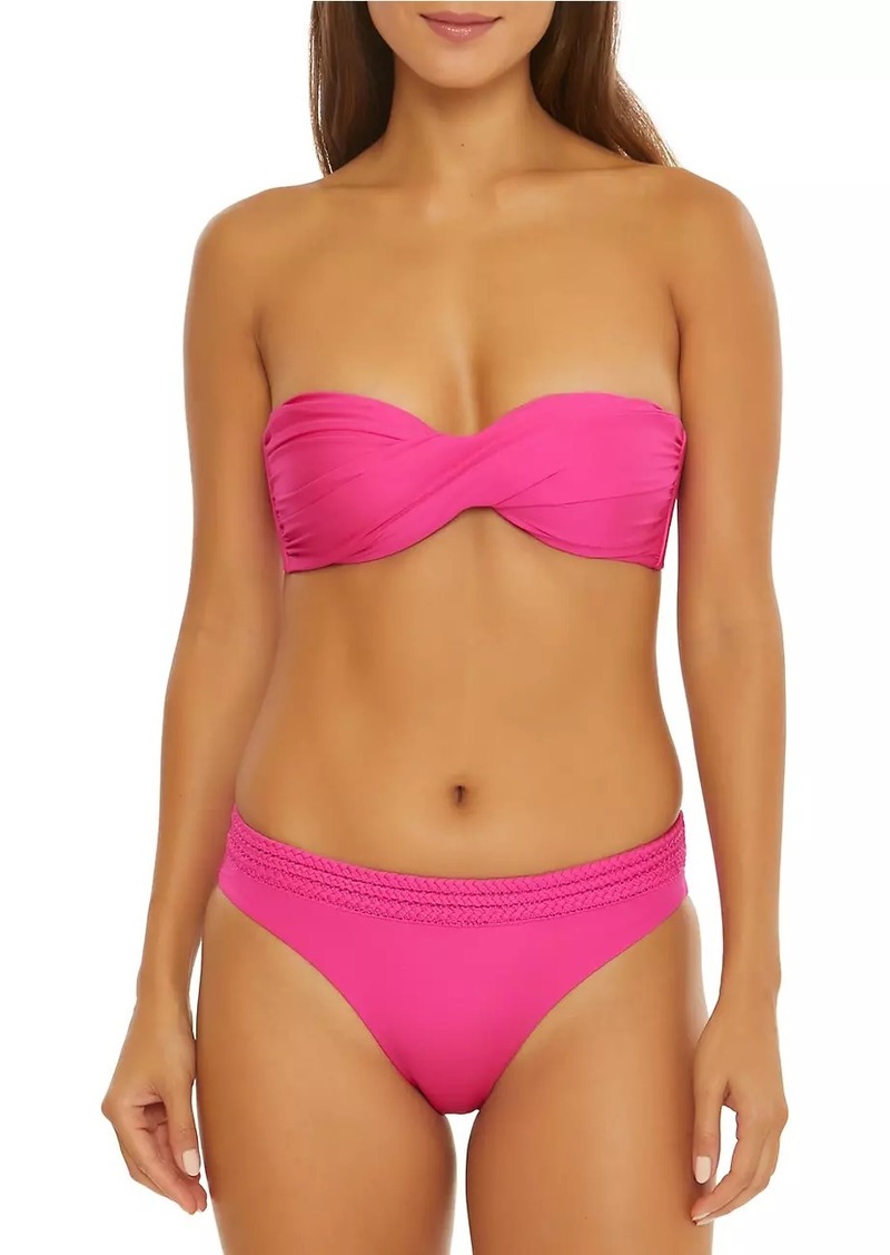 Trina Turk Monaco Twist Bandeau Bikini Top