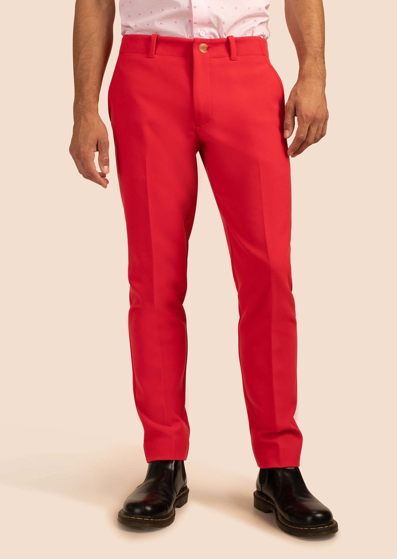 Trina Turk Mr Turk Alex Slim Trouser / Mars Red 34