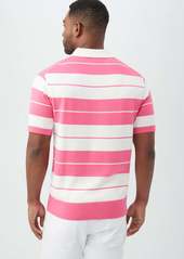 Trina Turk Mr Turk Cisco Short Sleeve Polo / Pink Paradise S