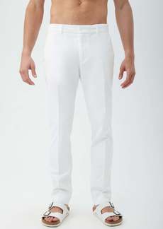 Trina Turk MR TURK  CLYDE SLIM TROUSER / WHITE