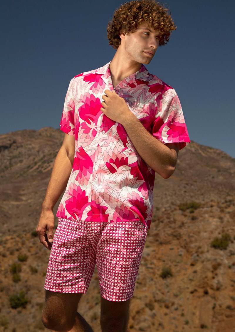 Trina Turk MR TURK  FELIX SHIRT / FLOWER CHILD