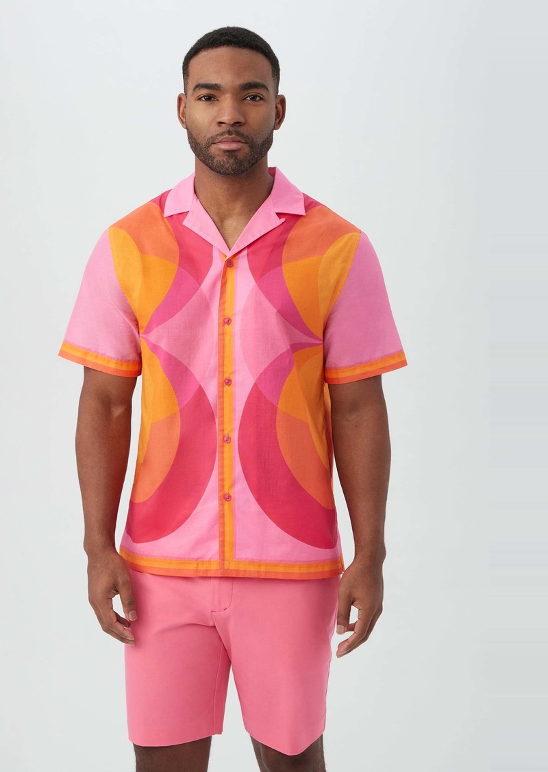 Trina Turk MR TURK  JOSUE SHORT SLEEVE SHIRT / MULTI