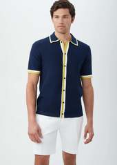 Trina Turk Mr Turk Kylian Short Sleeve Polo / Ink Multi S