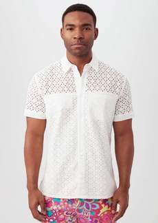 Trina Turk MR TURK  LASZLO SHIRT / WHITE