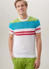 Trina Turk Mr Turk Levi Short Sleeve Crewneck / Multi S