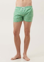 Trina Turk Mr Turk Oceanside Swim Trunk / Vert XL