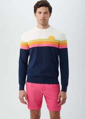 Trina Turk Mr Turk Romero Crewneck / Ink Multi L