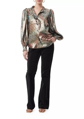 Trina Turk New Moon Metallic Butterfly Top