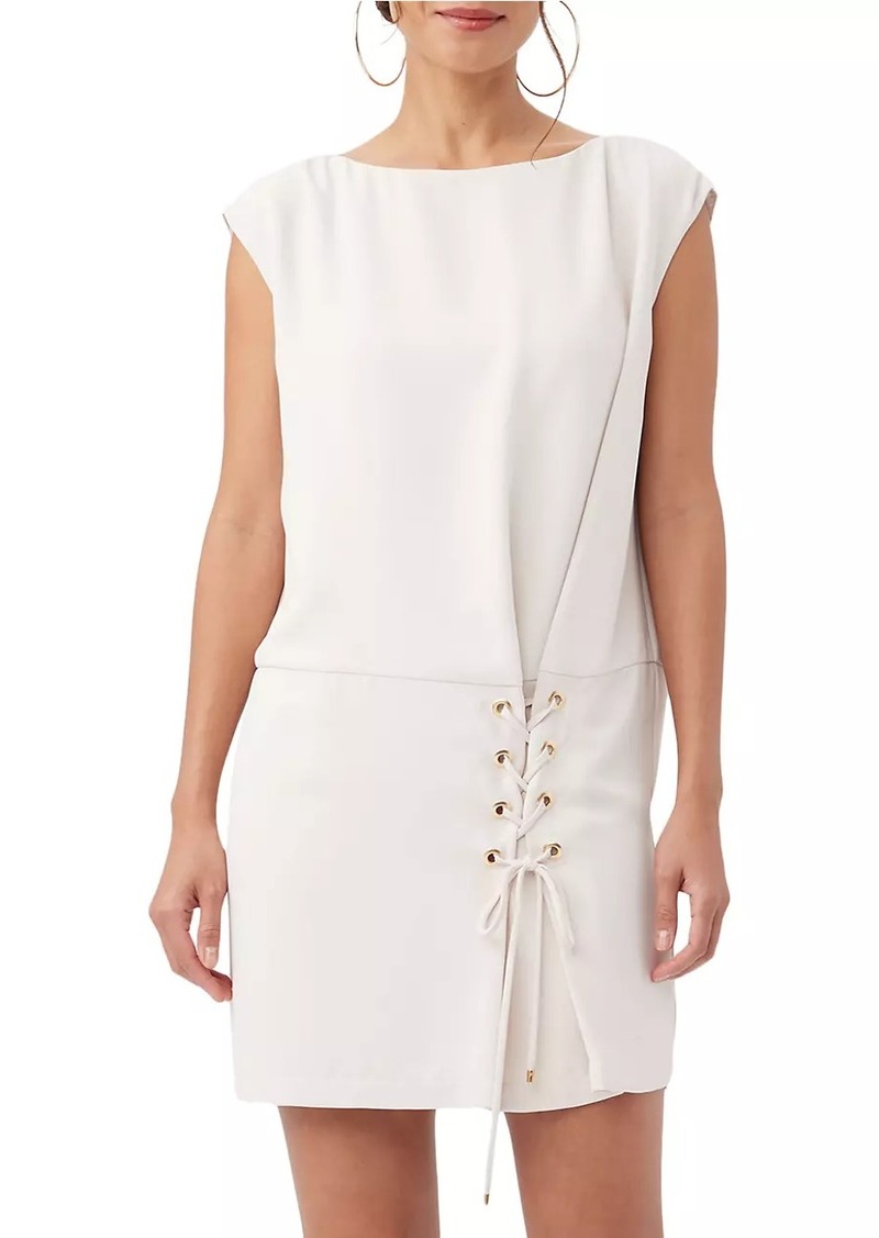 Trina Turk Pacifica Lace-Up Minidress