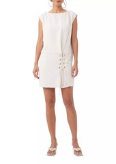 Trina Turk Pacifica Lace-Up Minidress