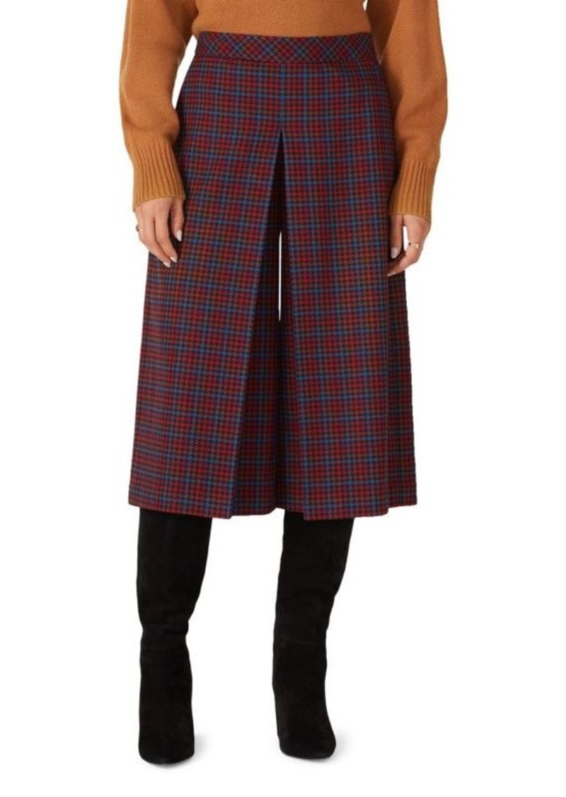 Trina Turk Prizzi Plaid Culottes