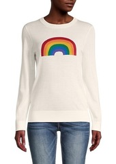 Trina Turk Rainbow Merino Wool Sweater