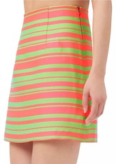 Trina Turk Rico Striped Miniskirt