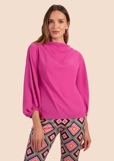 TRINA TURK  SEA BREEZE TOP / HYACINTH