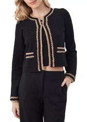 Trina Turk Sinai Crochet-Trim Cardigan