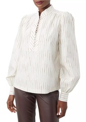 Trina Turk Sisi Striped Cotton Blouse