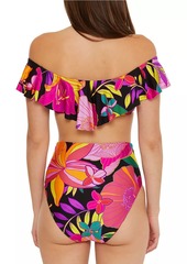 Trina Turk Solar Floral Bandeau Bikini Top