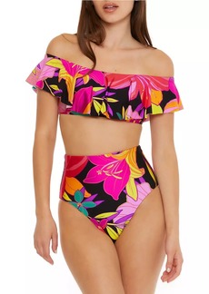 Trina Turk Solar Floral Bandeau Bikini Top