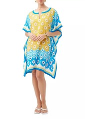 Trina Turk Theodora Floral Silk Caftan Dress