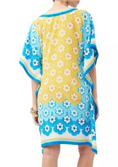 Trina Turk Theodora Floral Silk Caftan Dress