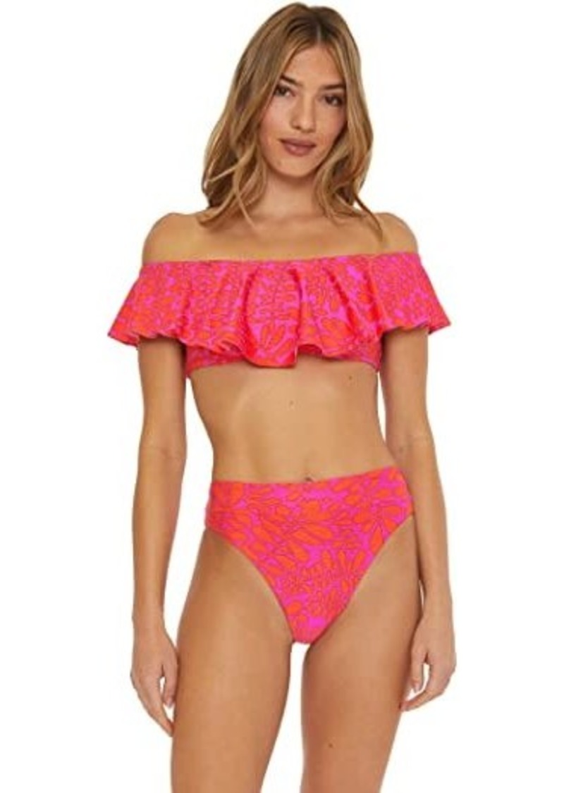 Trina Turk Trellis Ruffle Bandeau Top