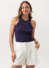 TRINA TURK  CONTINENTAL TANK TOP / WHITE