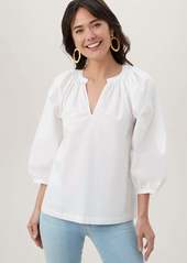 TRINA TURK  CORNELIA TOP / WHITE