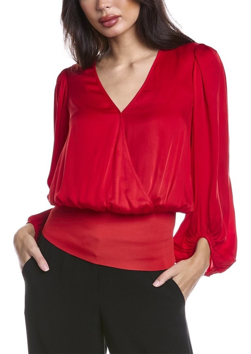 Trina Turk Courageous Silk-Blend Top