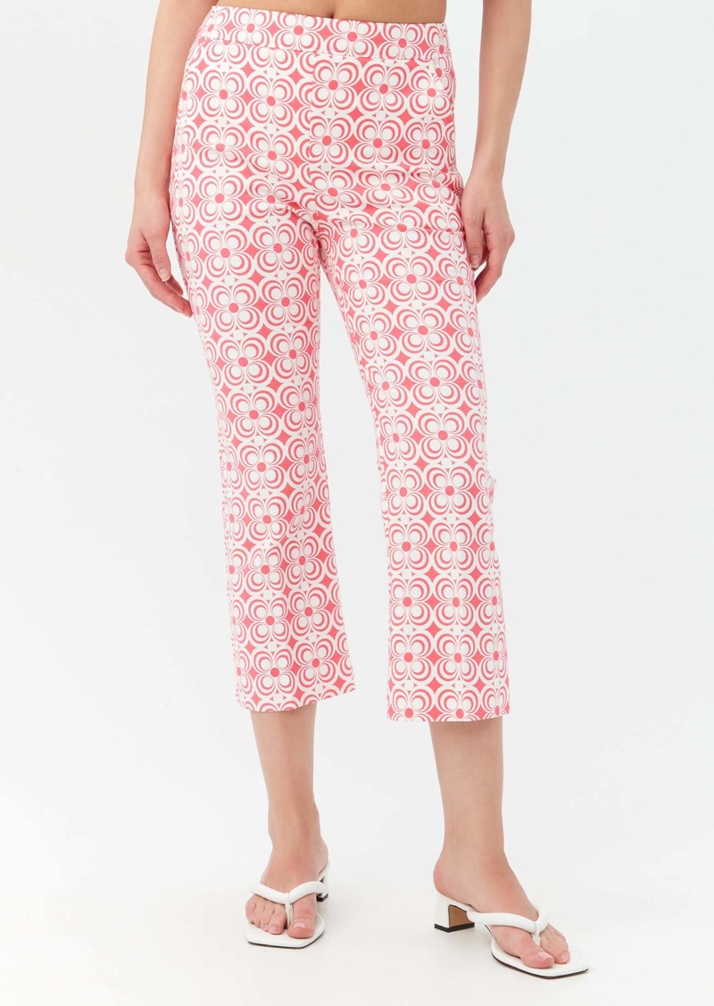 TRINA TURK  FLAIRE 2 PANT / POSITANO PINK