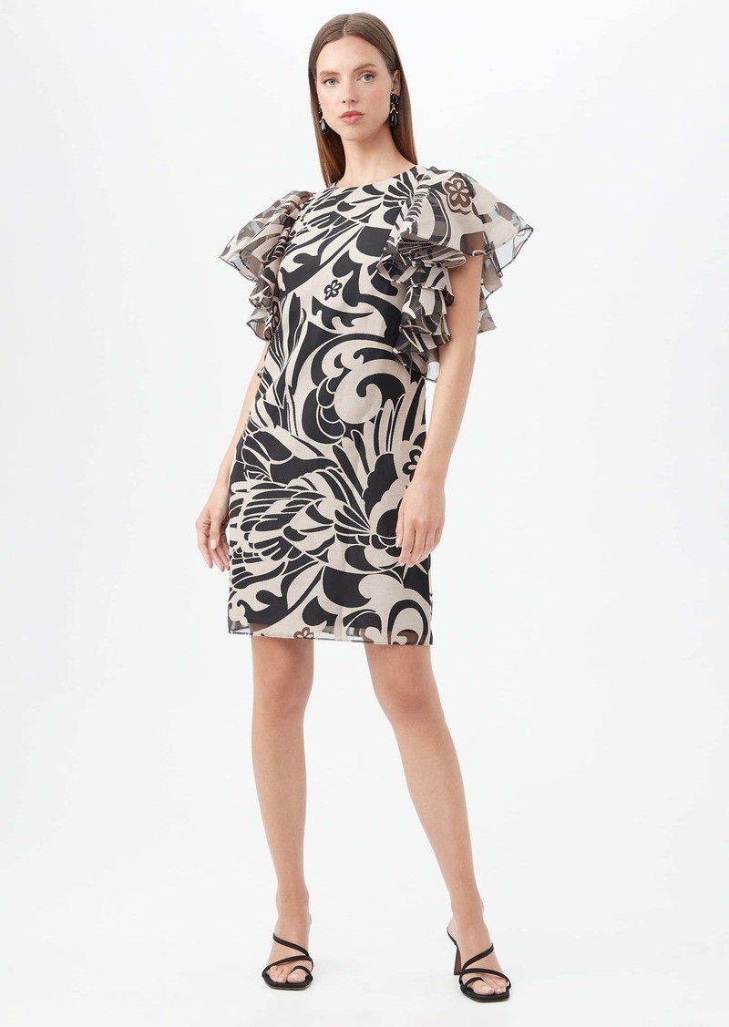 Trina Turk Hokulani Dress / Driftwood/Black 4