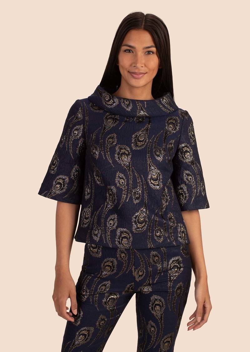 TRINA TURK  KAILEE TOP / NIGHT SKY