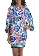 Trina Turk Mandalay Floral Print Cover-Up Tunic in Multi at Nordstrom