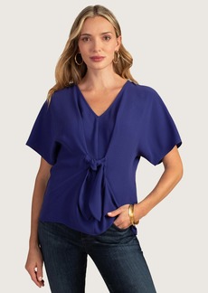 TRINA TURK  NAHLA TOP / MAJORELLE BLUE