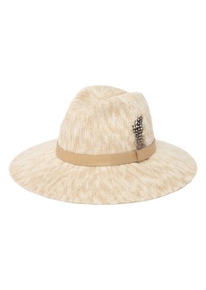 Trina Turk Packable Knit Fedora Hat in Champagne at Nordstrom Rack