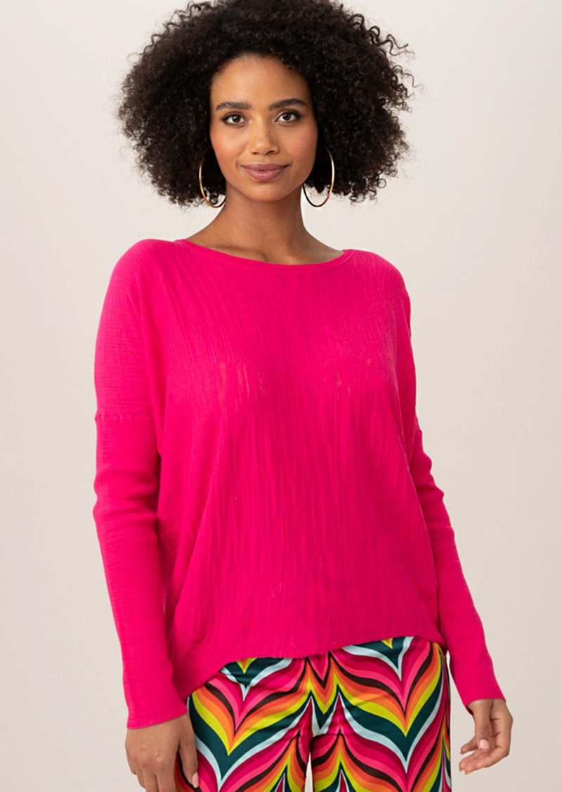 TRINA TURK  PRISTINE SWEATER / RADIO CITY ROSE