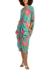 Trina Turk Relaxed Fit Shadow Maxi Dress