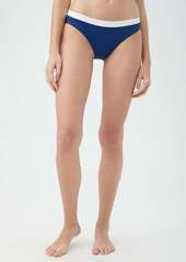 TRINA TURK SWIM  WOMEN'S COURTSIDE BANDED HIPSTER SWIM BOTTOM / EMPIRE YELLOW