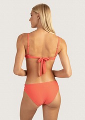 Trina Turk Swim Empire Lurex Underwire Top / Papaya 4