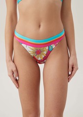 Trina Turk Swim Women's Fontaine Banded Hipster Swim Bottom / Multi 12