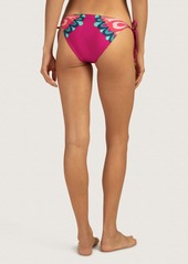 Trina Turk Swim Medallion Tie Side Hipster / Pink Peppercorn 6