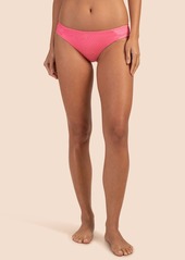 TRINA TURK SWIM  MONACO SOLIDS TAB SIDE HIPSTER / BLACK