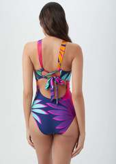 Trina Turk Swim Wailea High Neck Reversible One Piece / Multi 2