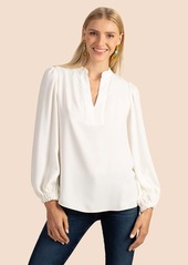 TRINA TURK  TANVI TOP / WHITEWASH