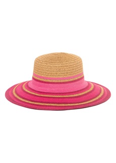 Trina Turk Tuscanny Straw Sun Hat in Natural Pink at Nordstrom Rack