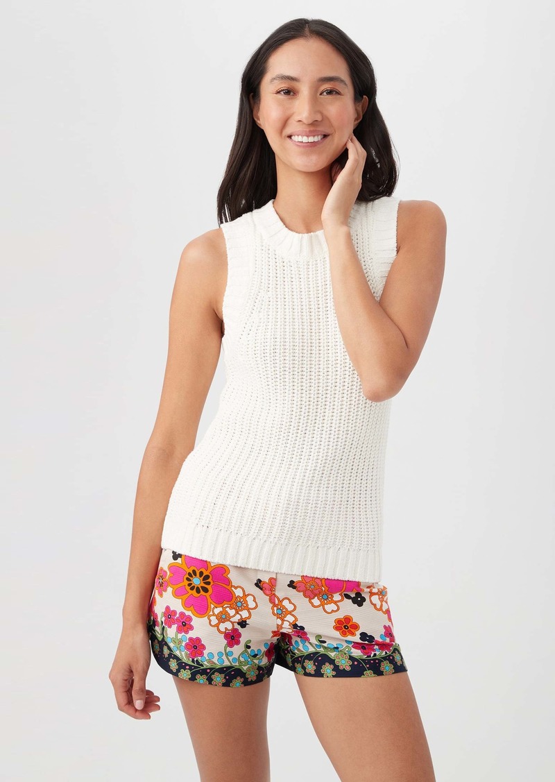 Trina Turk Waterfront Sweater Cami / White M