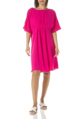 Trina Turk Women's A line Dress with Gathered Waist